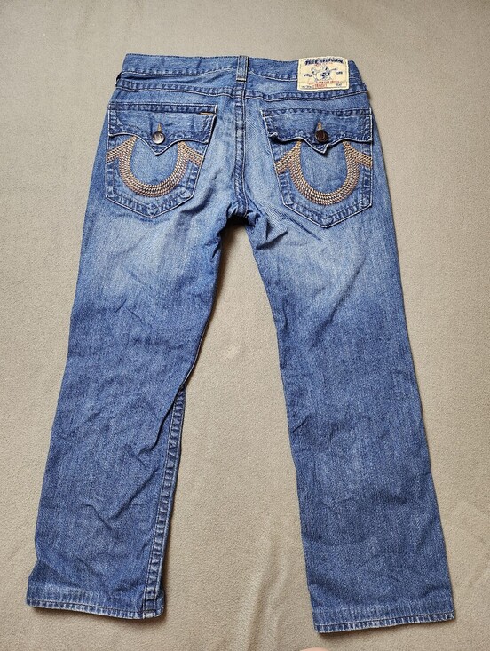 True Religion Other - True religion jeans made in USA Straight leg 100% cotton Sz 34 - Hemmed